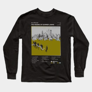 Joni Mitchell - The Hissing of Summer Lawns Tracklist Album Long Sleeve T-Shirt